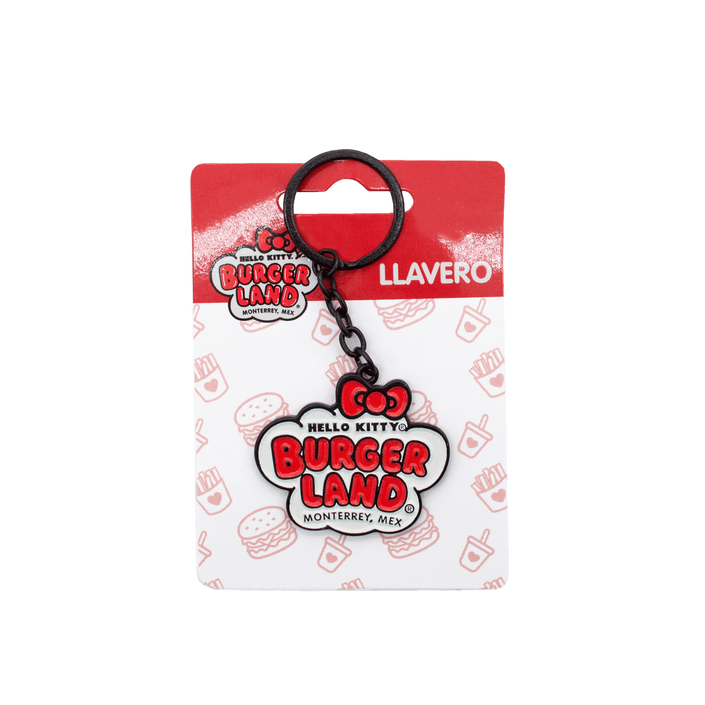 Burgerland Cloud Keychain