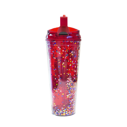 Hello Kitty Rainbow Glitter Tumbler